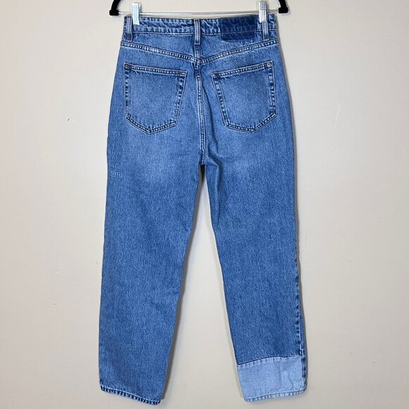 Ksubi Brooklyn Reversed Straight Leg Button Fly Jeans - Women's Size 28*28 - Picture 4 of 12